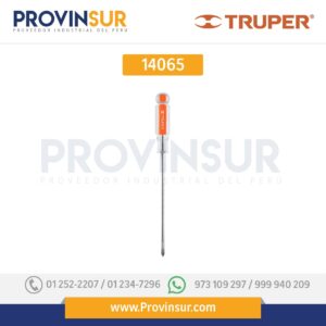 Desarmador punta Phillips # 1, mango de acetato 6" 14065 Truper
