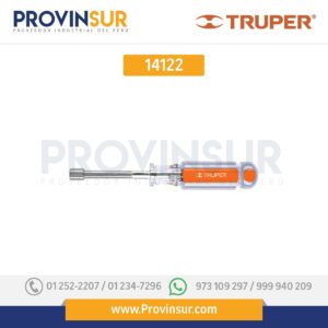 Desarmador de caja 1/4" mango de acetato 14122 Truper