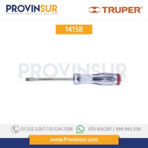 Desarmador de golpe, 1/4X4", plano 14158 Truper