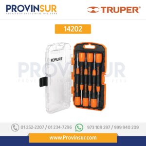 Juego con 6 desarmadores de precisión 14202 Truper