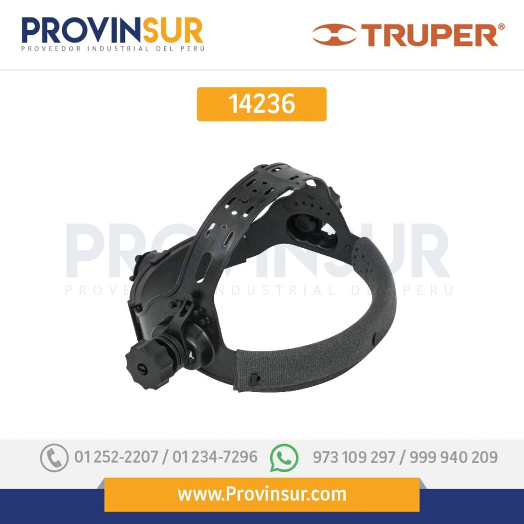 14236 Suspensión para careta PF-500 14236 Truper - Corporación Solminsa SAC