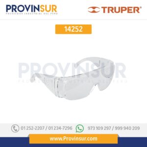 Lentes de seguridad, mica transparente, Safe 14252 Truper