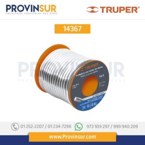 Soldadura con núcleo resina 95/5, tubería de gas, 450 g 14367 Truper