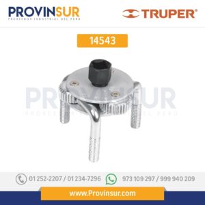 Llave de filtro de 3 puntos 14543 Truper