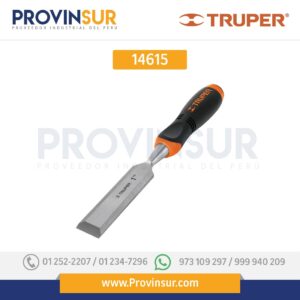 Formón, mango comfort grip, 1/4" 14615 Truper