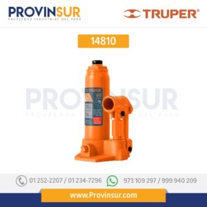 Gato hidráulico de botella, 2 Ton 14810 Truper