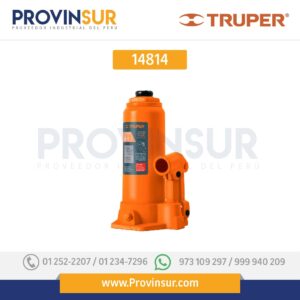 Gato hidráulico de botella, 6 Ton 14814 Truper