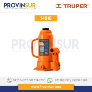 Gato hidráulico de botella, 12 Ton 14818 Truper