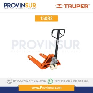 Patín traspaleta 3 ton. ruedas de nylon 15083 Truper