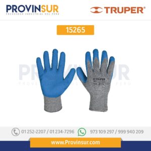 Guantes de poliéster recubiertos de látex, chicos 15265 Truper