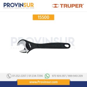 Llave ajustable (perico) profesional, pavonado 6", Expert 15500 Truper