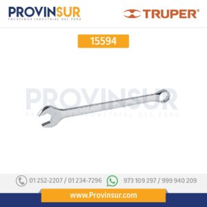 Llave combinada, extralarga, 1/2" x 202 mm 15594 Truper