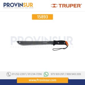 Machete doble filo, 18", en blíster 15893 Truper