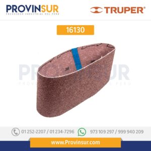 BANDA DE LIJA 4 X 24", GRANO 36, FUNDA CON 3 PZAS 16130 Truper