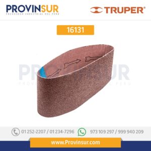 BANDA DE LIJA 4 X 24", GRANO 40, FUNDA CON 3 PZAS 16131 Truper