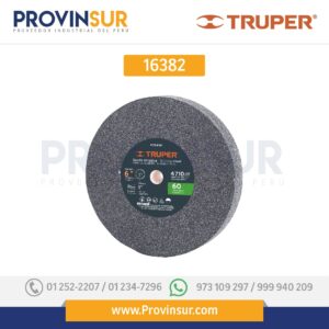 Piedra para esmeril 6 X 1" óxido de aluminio, grano 60 16382 Truper