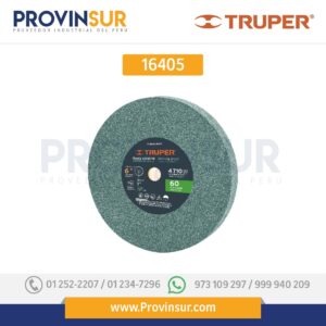 Piedra para esmeril 6 X 3/4", carburo de silicio, grano 60 16405 Truper