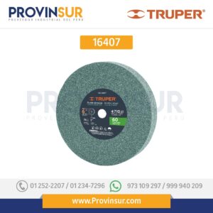 Piedra para esmeril 6 X 1", carburo de silicio, grano 60 16407 Truper