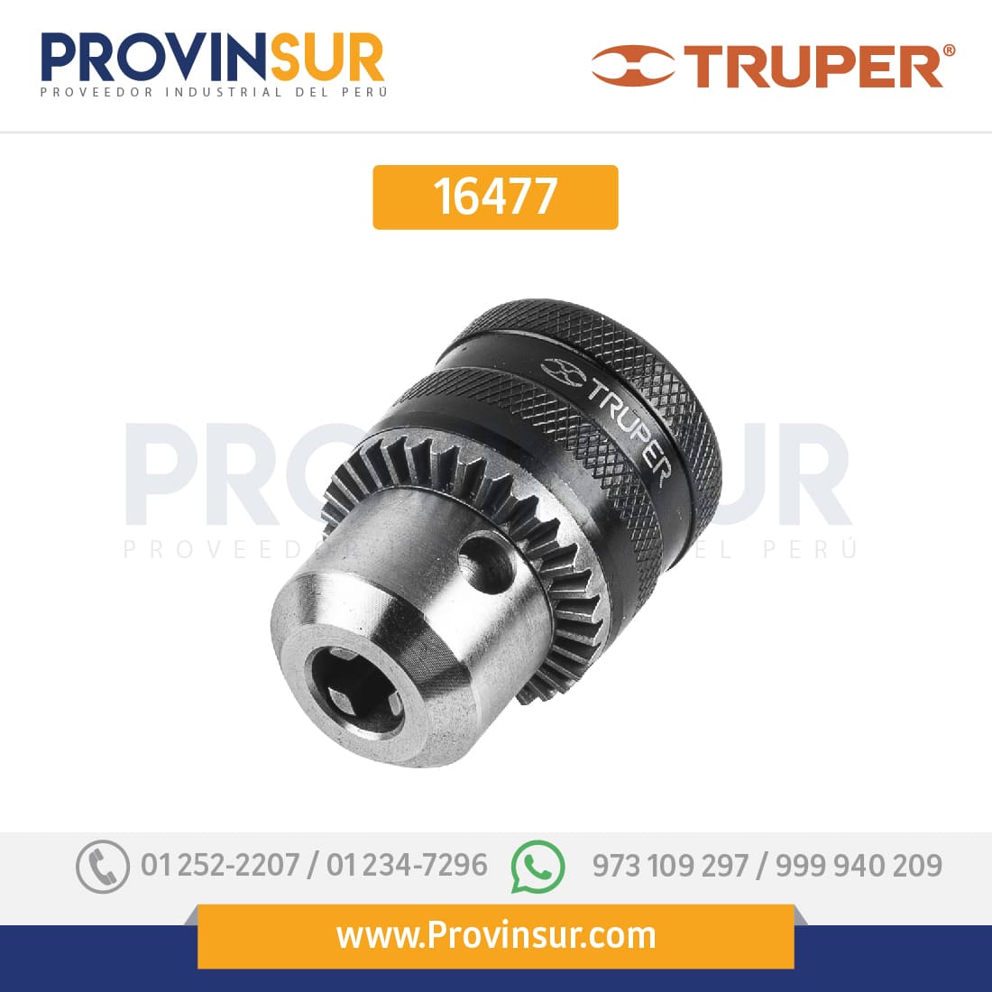 Broquero con llave, 3/8" 16477 Truper