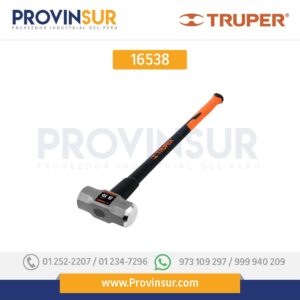 Marro octagonal 8 lbs, mango fibra de vidrio 16538 Truper