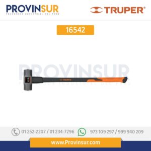 Marro octagonal 12 lbs, mango fibra de vidrio 16542 Truper