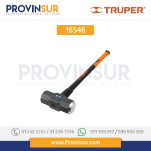 Marro octagonal 16 lbs, mango fibra de vidrio 16546 Truper