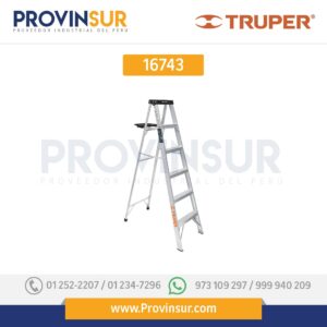 Escalera de tijera tipo III, 5 escalones, con bandeja 16743 Truper