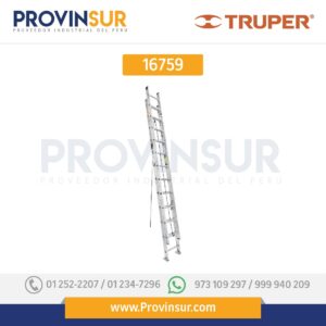Escalera de extensión, tipo II, 24 peldaños 16759 Truper