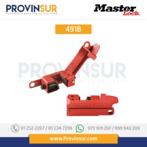 Bloqueo del disyuntor Grip Tight™ 491B Masterlock