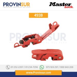 BLOQUEO DE DISYUNTOR ELÉCTRICO TIPO ESTÁNDAR Y DOBLE PALANCA 493B MASTERLOCK
