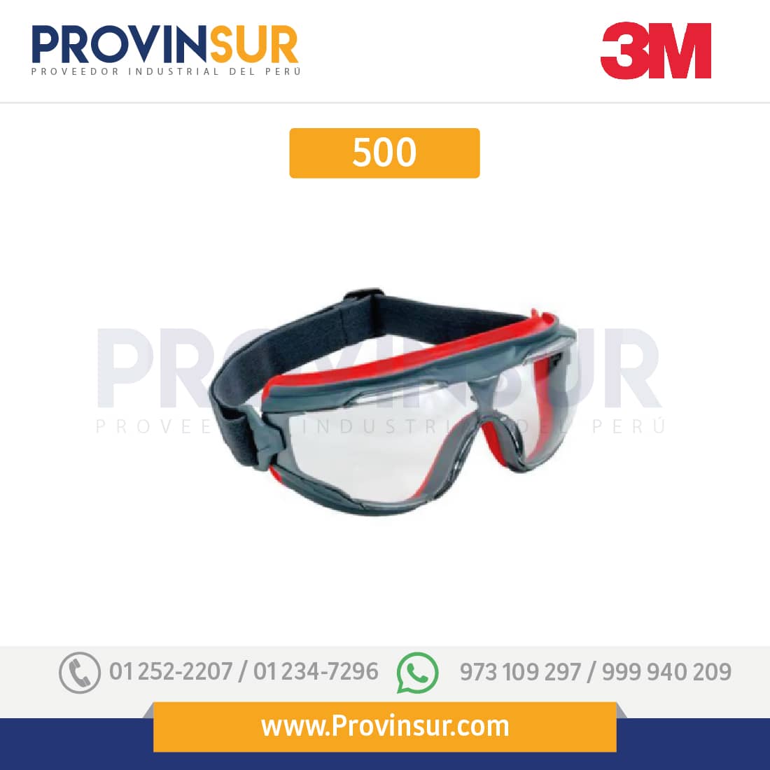 Lente Goggle Gear 500 3M