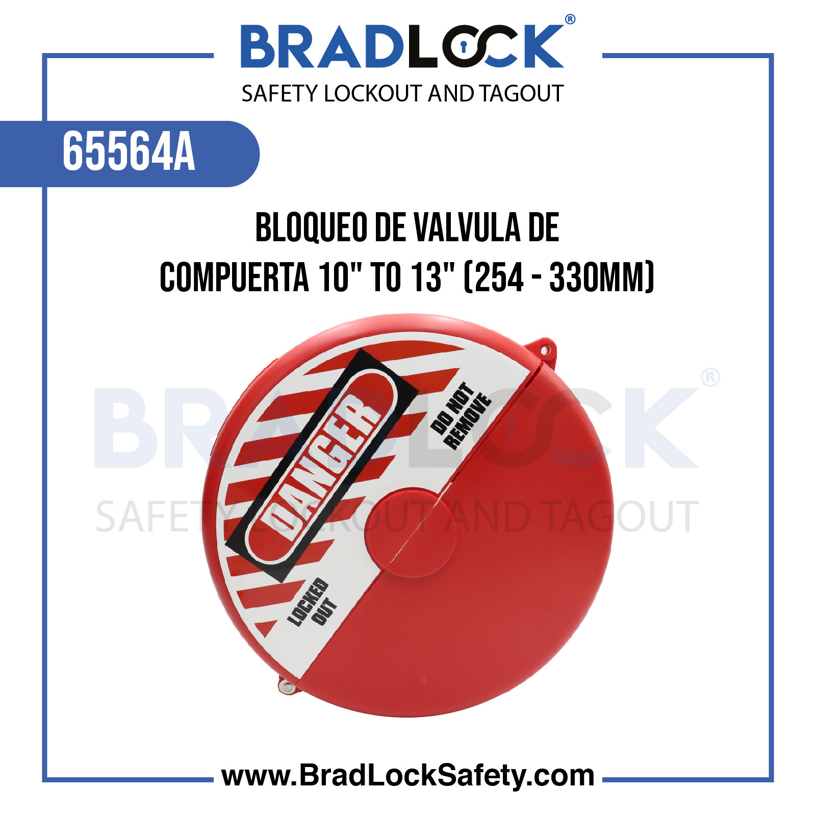 BLOQUEO DE VALVULA DE COMPUERTA COD 65564A
