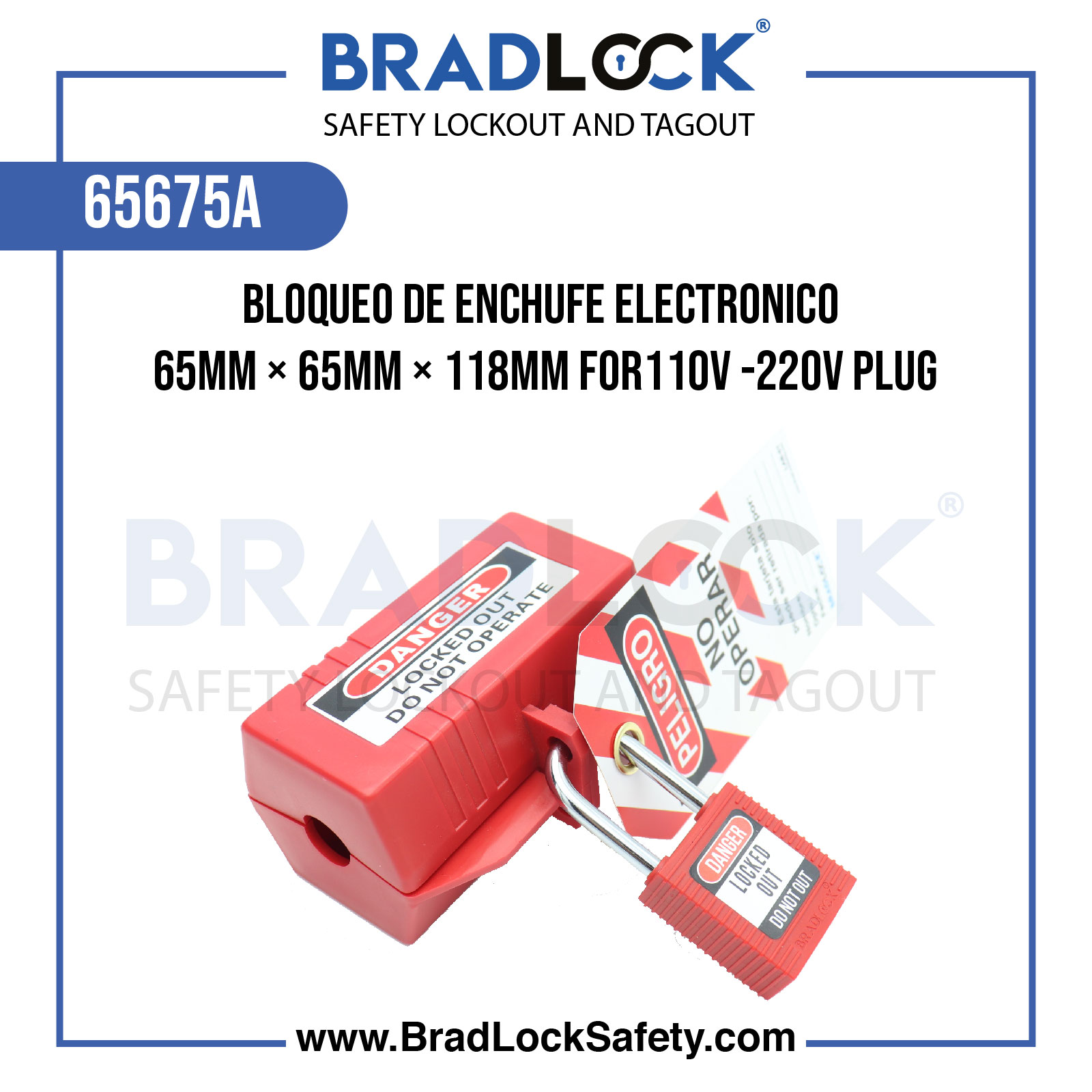 BLOQUEO DE ENCHUFE ELECTRICO 110V - 220V PLUG