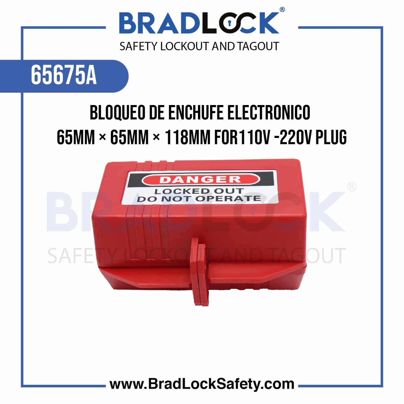 BLOQUEO DE ENCHUFE ELECTRICO 110V - 220V PLUG