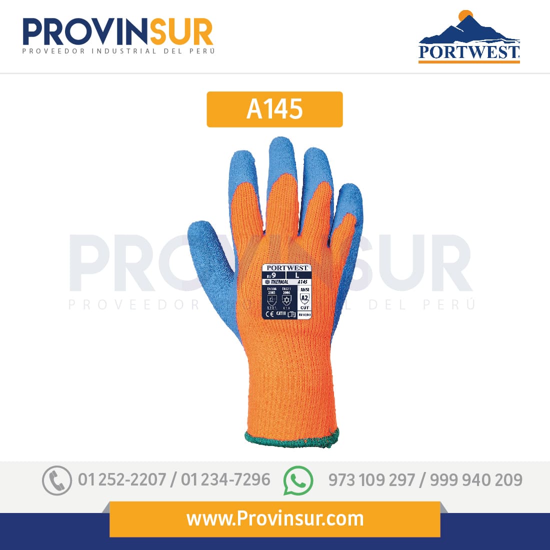 Guante Cold Grip A145 Portwest