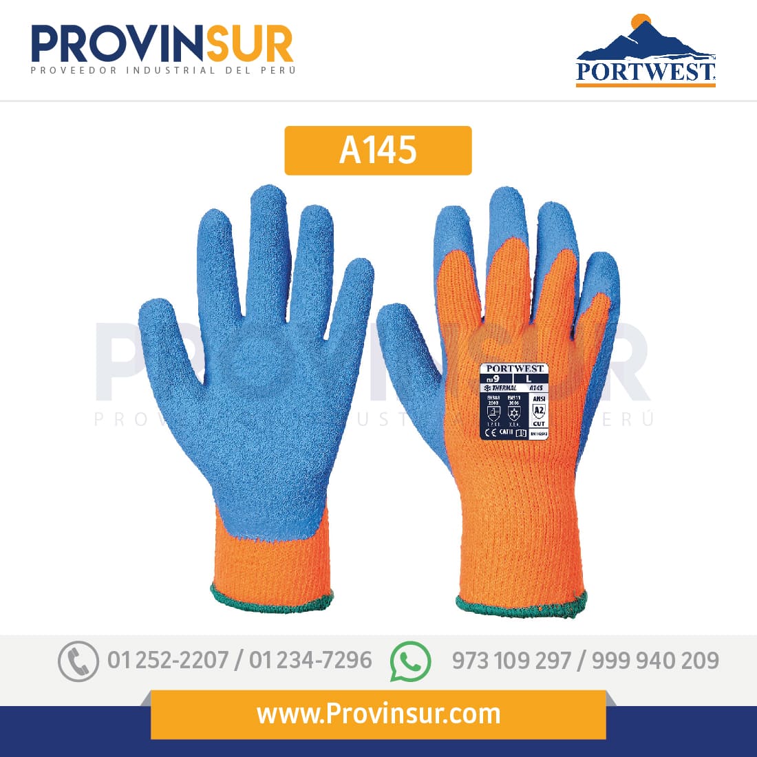 Guante Cold Grip A145 Portwest