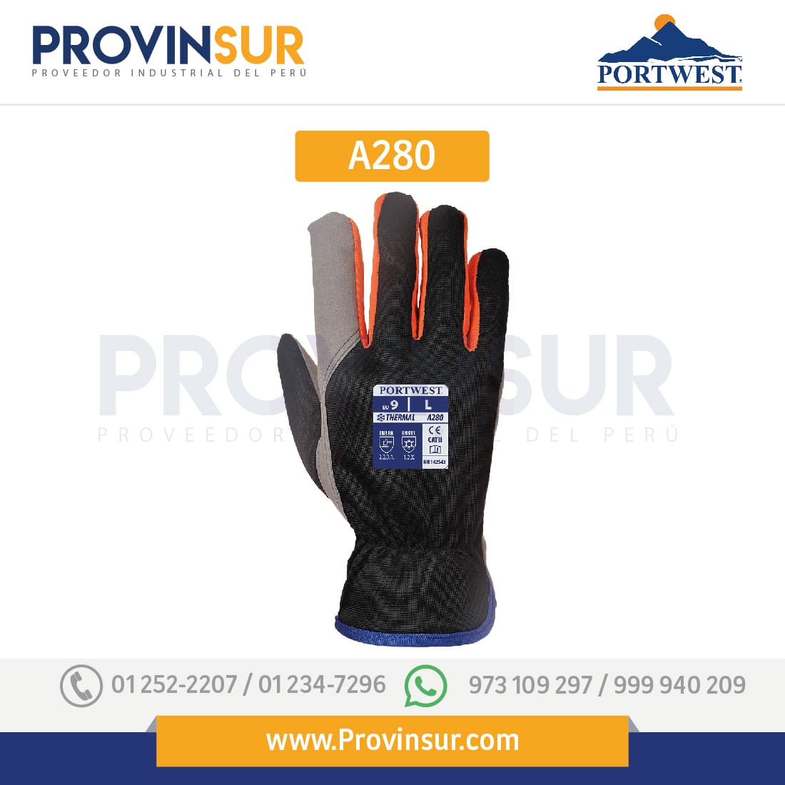 Guante Wintershield A280 Portwest