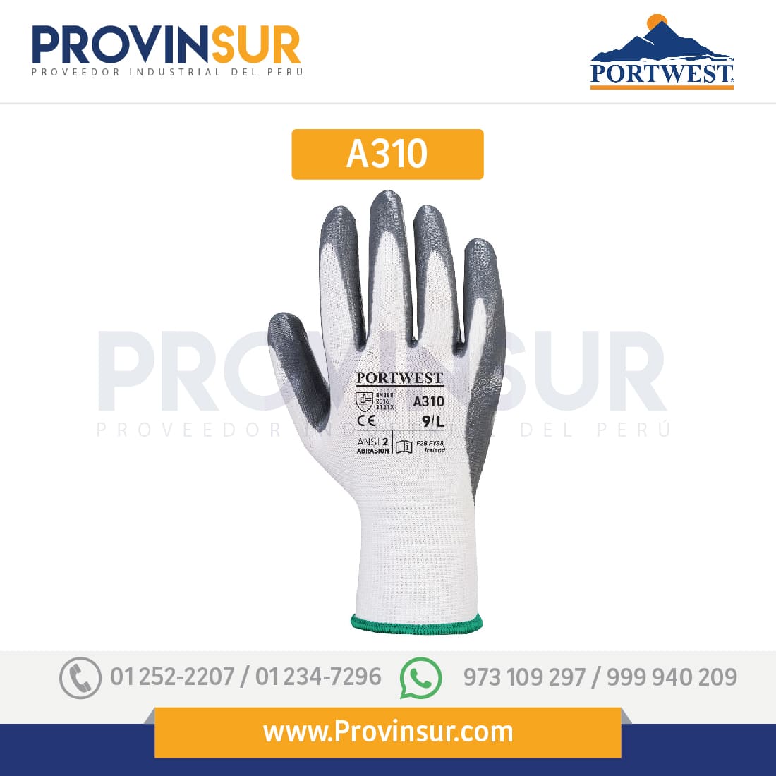 Guante Nitrilo Flexo Grip A310 Portwest