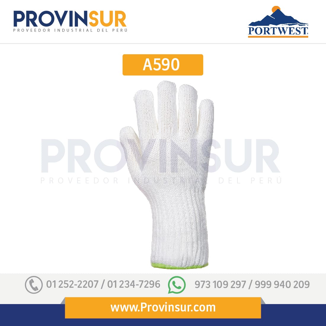 Guante Resistente al Calor 250ºC A590 Portwest