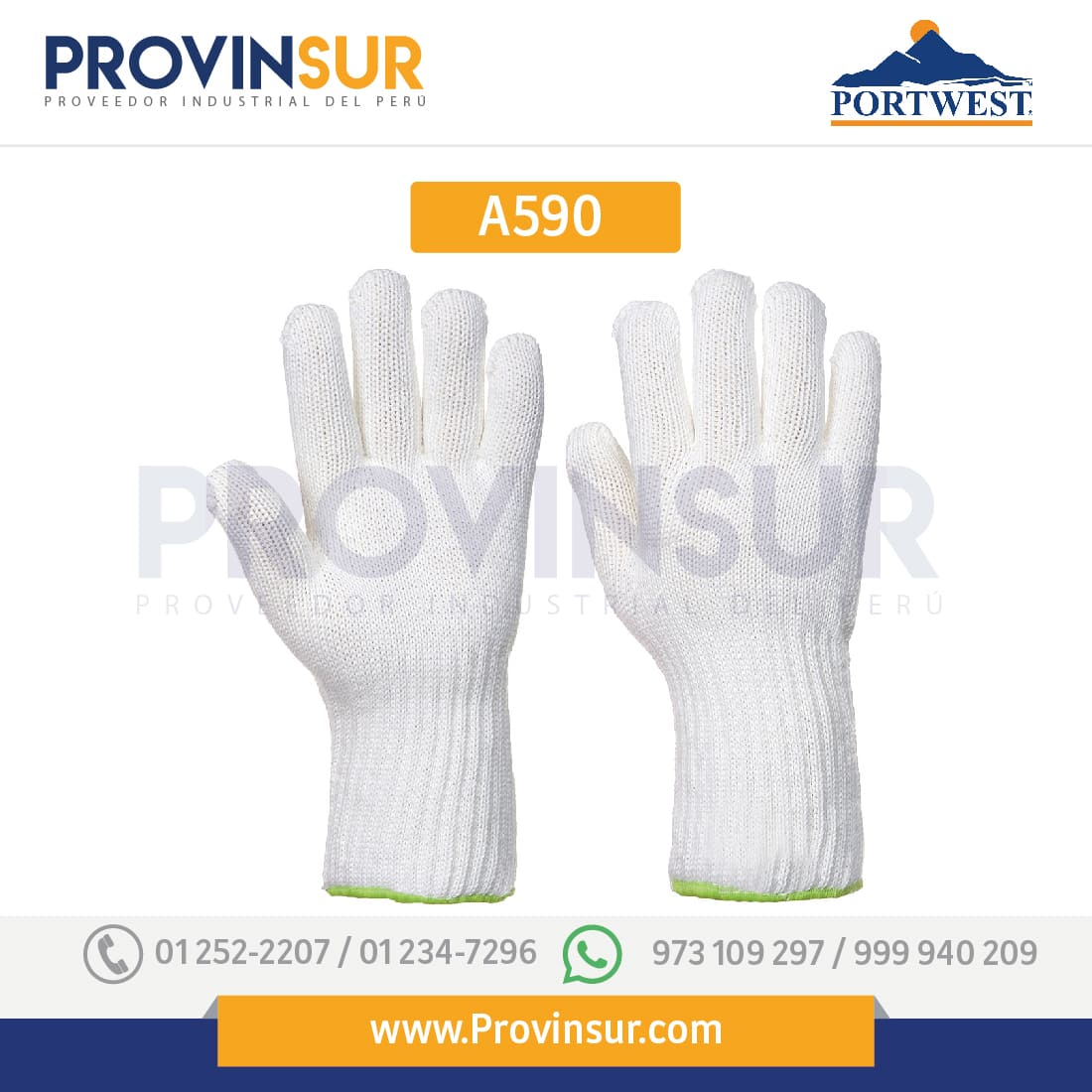 Guante Resistente al Calor 250ºC A590 Portwest
