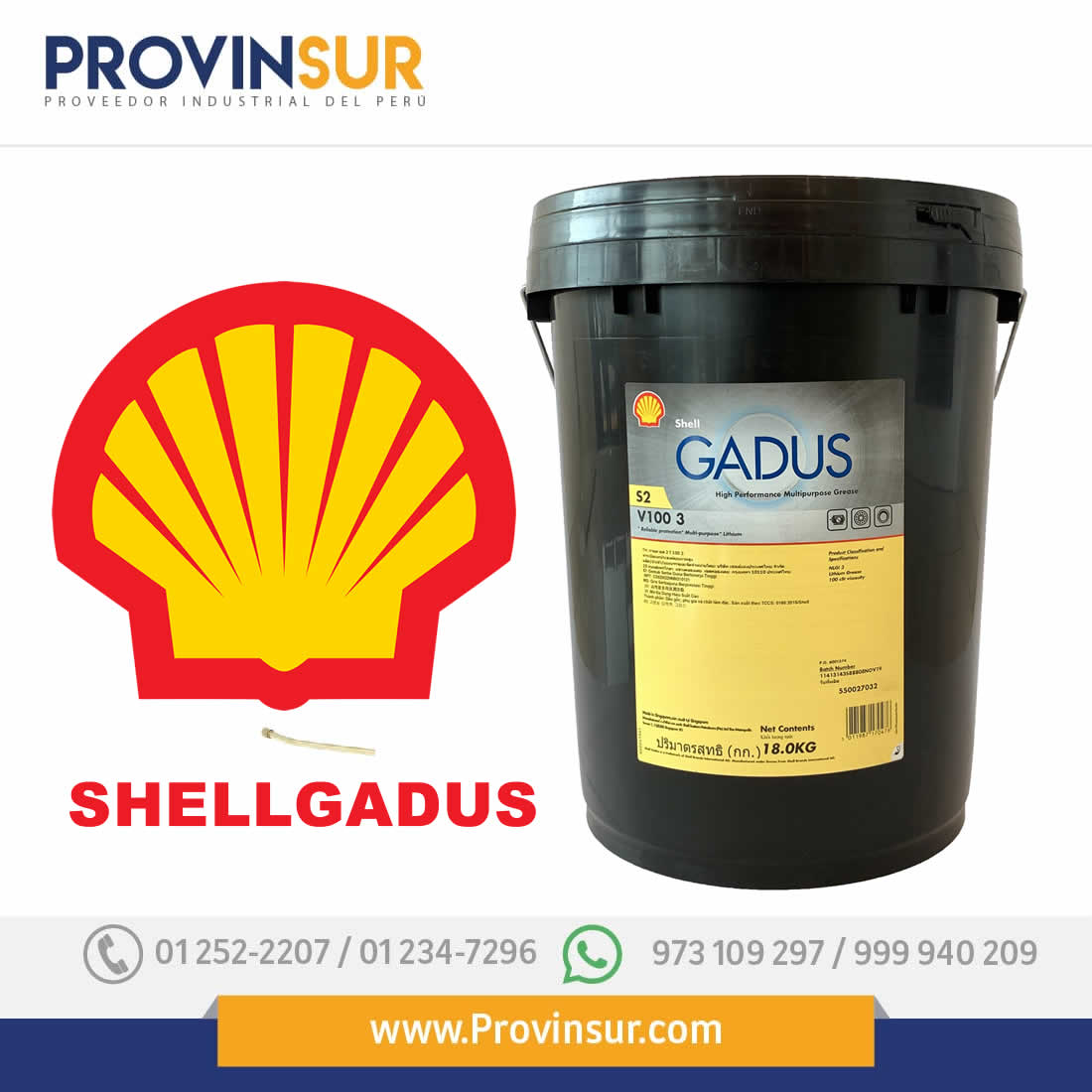 SHELL GADUS S2 V100 3 | 18KG