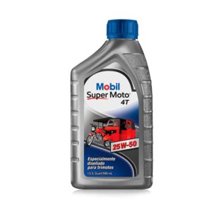 ACEITE SUPER MOTO 4T 25W50 CAJA 12 X 1L MOBIL
