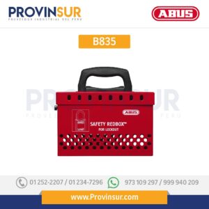 Caja de Bloqueo Metálica Rojo B835 ABUS