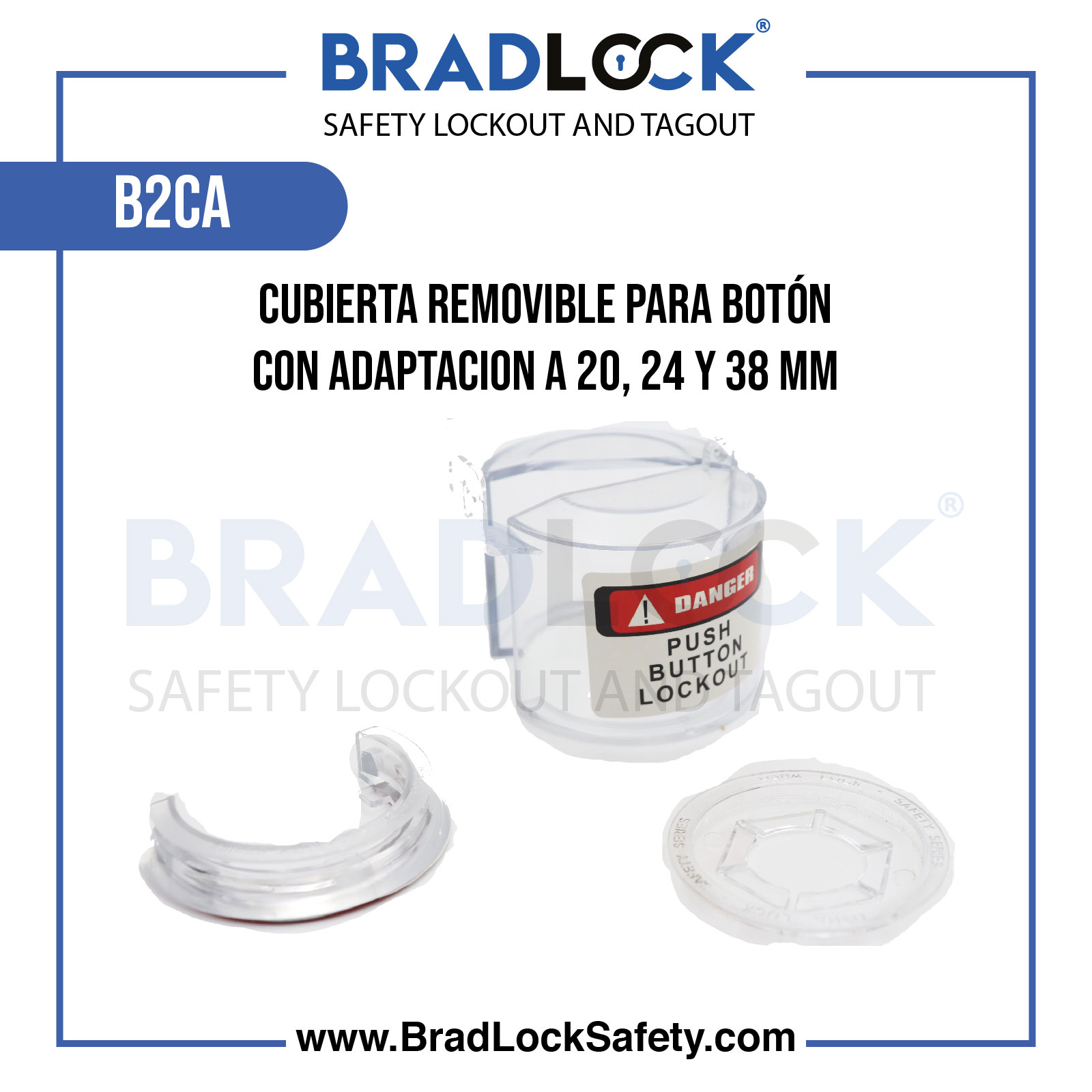 CUBIERTA REMOVIBLE PARA BOTÓN COD BC2A BRADLOCK
