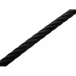 CABLE DE ACERO NEGRO DE 1/4, TIPO BOA 6X19 ALMA DE ACERO 2.74TON