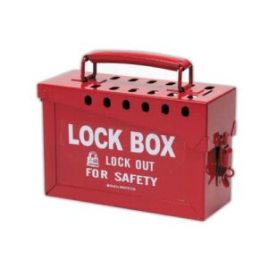 CAJA DE BLOQUEO METALICA ROJO 65699 BRADY