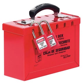 CAJA DE BLOQUEO PORTATIL GRUPALES DE 13 CERRADURAS S14-50941