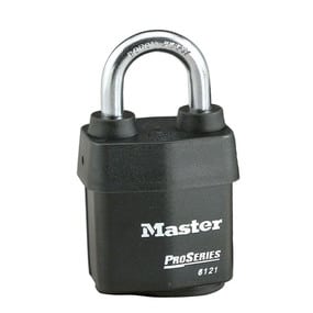 CANDADO CON CILINDRO DE PINES DE ACERO LAMINADO 6121KA MASTER LOCK