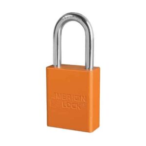 CANDADO DE ALUMINIO ANODIZADO NARANJA 1 1/2" A1106ORG AMERICANLOCK