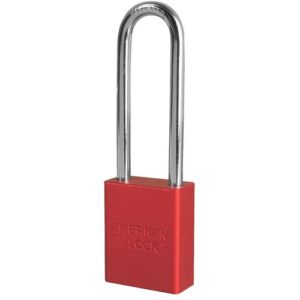 CANDADO DE ALUMINIO ANODIZADO ROJO 3" A1107RED AMERICAN LOCK